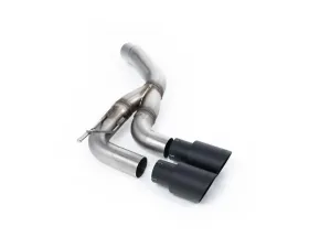 Milltek Rear Silencer with Twin GT-90 Cerakote Black Trims for Land Rover Defender D200 D250 D300 2019-2026