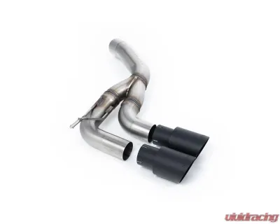 Milltek Rear Silencer with Twin GT-90 Cerakote Black Trims for Land Rover Defender D200 D250 D300 2019-2026 - SSXLR164