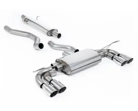 Milltek Catback Exhaust System with GT-90 Polished Trims for 2023-2026 Land Rover Defender 130 3.0 I6 P400