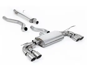 Milltek Catback Exhaust System with GT-90 Titanium Trims for Land Rover Defender 130 3.0 I6 P400 2023-2026