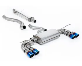 Milltek Catback Exhaust System with GT-90 Burnt Titanium Trims for Land Rover Defender 130 3.0 I6 P400 2023-2026