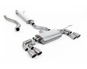 Milltek Resonated Catback Exhaust System with GT-90 Titanium Trims for Land Rover Range Rover Defender 130 2023-2026