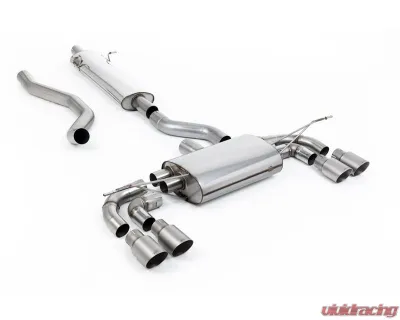 Milltek Resonated Catback Exhaust System with GT-90 Titanium Trims for Land Rover Range Rover Defender 130 2023-2026 - SSXLR216