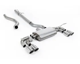 Milltek Non Resonated Catback Exhaust System for Land Rover Defender 130 2023-2026