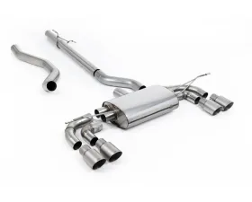 Milltek Non Resonated Catback Exhaust System with GT-90 Titanium Trims for Land Rover Defender 130 2023-2026