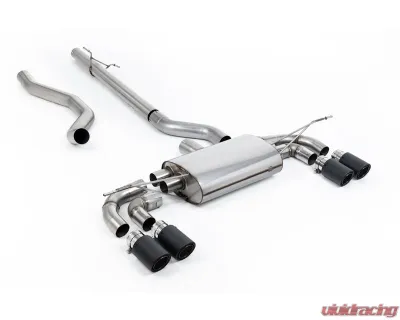 Milltek Non Resonated Catback Exhaust System with JET-90 Carbon Trims for Land Rover Defender 130 2023-2026 - SSXLR223