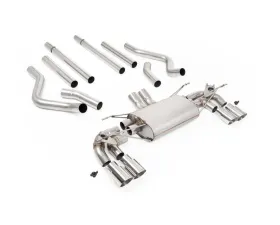 Milltek Non-Resonated Catback Valved Exhaust System for Land Rover Defender 130 5.0 V8 2023-2026