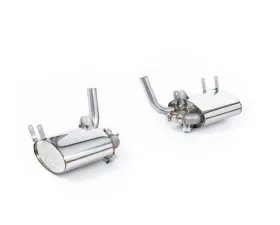 Milltek Rear Silencer Valved System for Porsche 911 996 Carrera C2 C4 1998-2005