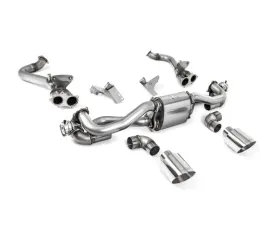Milltek Catback Exhaust with Secondary Cat Bypass and Polished GT-115 Trims for Porsche Boxster | Cayman 718 GTS 4.0 OPF | GPF Equipped 2020-2026