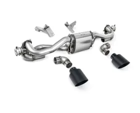 Milltek Catback Exhaust with Cerakote Black GT-115 Trims for Porsche Boxster | Cayman 718 GTS 4.0 OPF 2020-2026
