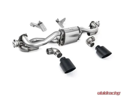 Milltek Catback Exhaust with Cerakote Black GT-115 Trims for Porsche Boxster | Cayman 718 GTS 4.0 OPF 2020-2026 - SSXPO190