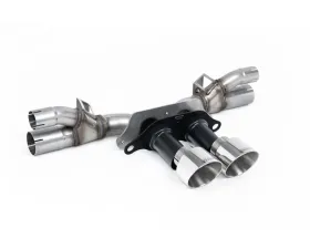 Milltek Rear Silencer Bypass with GT-100 Polished Trims for Porsche 911 | 991.2 GT3 | GT3 RS 2018-2020