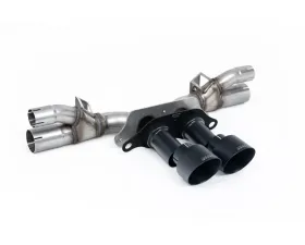 Milltek Rear Silencer Bypass GT-100 Cerakote Black Trims for Porsche 911 991.2 GT3 GT3 RS 2018-2020