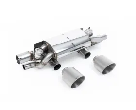 Milltek Rear Silencer with GT-115 Brushed Titanium Tips for Porsche 911 991.2 3.0 T/S/GTS 2015-2019