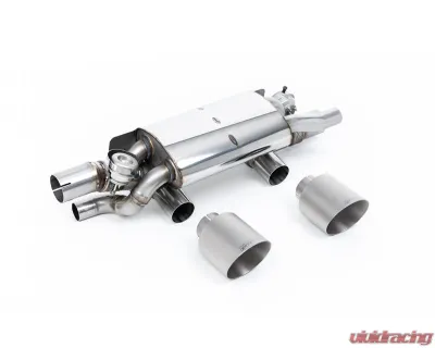 Milltek Rear Silencer with GT-115 Brushed Titanium Tips for Porsche 911 991.2 3.0 T/S/GTS 2015-2019 - SSXPO200
