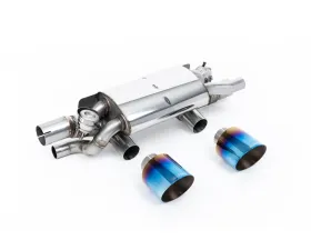 Milltek Rear Silencer with GT-115 Burnt Blue Titanium Tips for Porsche 911 991.2 3.0 T S GTS 2015-2019