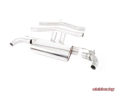 Milltek Resonated Axleback Exhaust with GT-115 Cerakote Black Trims for Toyota Supra A90 3.0 Turbo 2019-2026 - SSXTY102
