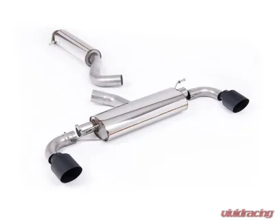 Milltek 3" | 76mm Resonated Catback System with GT-115 Cerakote Black Trims for Toyota Yaris GR 1.6T 2024-2026 - SSXTY201