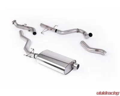 Milltek Non-Resonated Catback Exhaust Toyota Tacoma 2.4L Turbo Hybrid 2024-2026 5ft/6ft Bed - SSXTY212