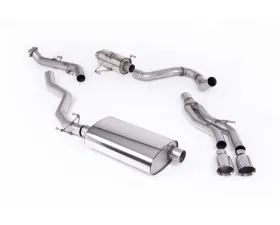 Milltek Resonated Catback Exhaust System for 2024-2026 Toyota Tacoma 2.4L Turbo Hybrid, 5ft & 6ft Beds, 2 x GT-100 Polished Tips