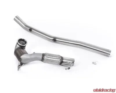 Milltek Large-Bore Downpipe & Hi-Flow Sports Pipe for Audi S3 2.0TFSI, VW Golf Mk8 R 2022-2024 - SSXVW672