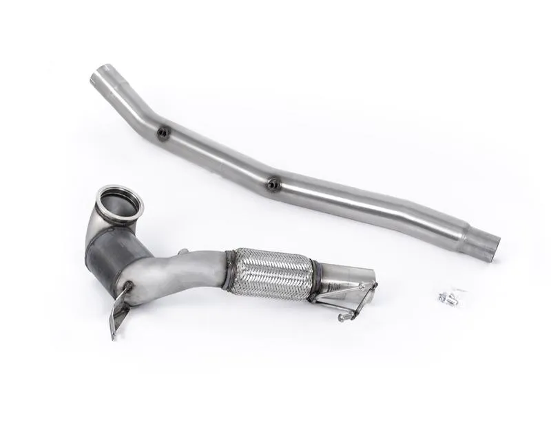 Milltek Large-Bore Downpipe and Hi-Flow Sports Pipe Light Version with OE Catback System Only Audi S3 2.0TFSI | Volkswagen Golf Mk8 R 2.0 TSI 320PS 2022-2024 - SSXVW675