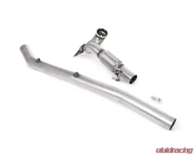 Milltek Large-Bore Downpipe and Race Pipe for Audi S3 2.0TFSI & VW Golf Mk8 R 2022-2024 - SSXVW676