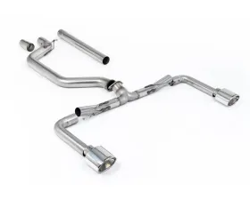 Milltek 80mm Race System Catback Exhaust for Volkswagen Golf Mk8 GTi | Clubsport 2020-2024