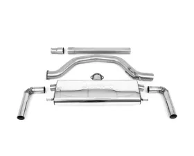Milltek Road+ 80mm Catback Exhaust System with Cerakote Black Tips for Volkswagen Golf Mk8 GTi 2020-2024
