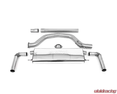 Milltek Road+ 80mm Catback Exhaust System with Cerakote Black Tips for Volkswagen Golf Mk8 GTi 2020-2024 - SSXVW760