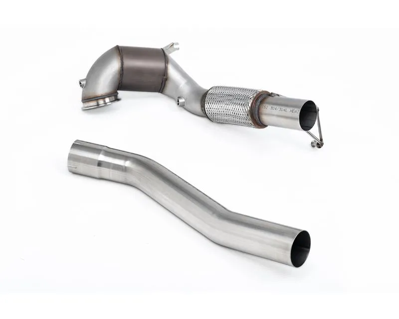 Milltek Large Bore Downpipe | Race Pipe Volkswagen Golf Mk8 GTi 245ps Non-GPF | North American Models Only 2021-2024 - SSXVW761