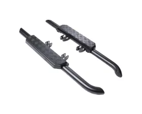 Milltek Chequer Plate Black Shadow Side Steps for Land Rover Defender 90 L663 2020+