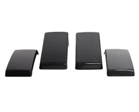 Milltek 4-Piece Urban Visual Carbon Fibre Bumper Overrider Kit for Mercedes Benz G-Class W461 2018+