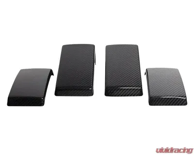 Milltek 4-Piece Urban Visual Carbon Fibre Bumper Overrider Kit for Mercedes Benz G-Class W461 2018+ - URBMB002