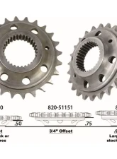 HardDrive 24T 3/4" Offset 6-Speed Chain Conversion Sproket Harley Davidson 2008-2021                                     - 191327 - Image 2