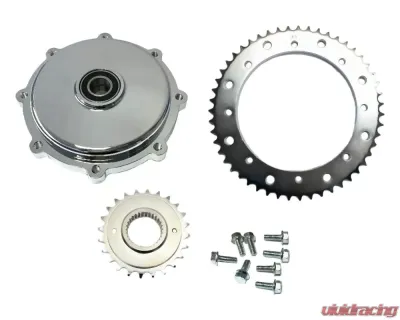 HardDrive Chrome Crush Chain Conversions Kit Harley Davidson FLH | FLT 2017+ - 201408