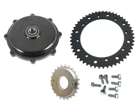HardDrive Black Crush Chain Conversions Kit Harley Davidson FLH | FLT 2009-2016