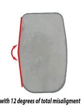 AGM Products 4pc Weld On Jack Point w/ 12 Degrees Misalignment                                     - AGM-EJA-2031 - Image 2