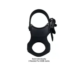 AGM Products Quick Clamp Chassis Mount Electric/Manual Jack AG