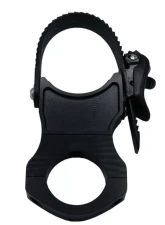 AGM Products Quick Clamp Bolt On Chassis Mount Electric/Manual Jack 1.75 Inch Diameter Tube Mount Black                                     - AGM-EJA-2043 - Image 3