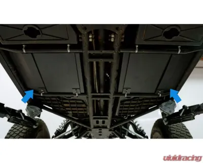 AGM Products EXR Fuel Tank Polaris RZR 4 Seat w/ Skid Plate Kit 2014-2023 - AGM-EXR-1021