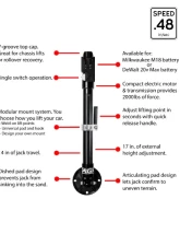AGM Products Makita Battery Electric Jack                                     - AGM-EJA-2010-K - Image 5
