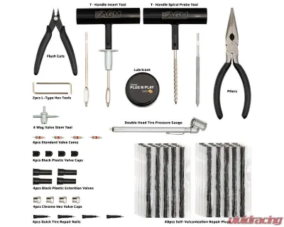 AGM Products Plug N Play Tire Repair Kit - AGM-TGP-1059