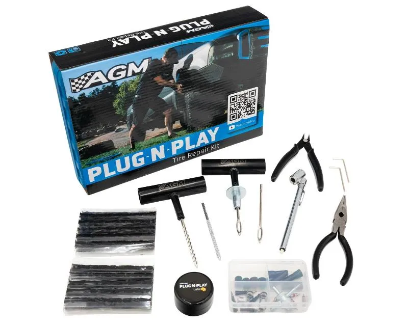 AGM Products Plug N Play Tire Repair Kit - AGM-TGP-1059