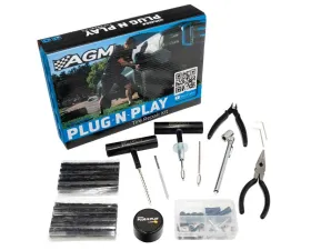 AGM Products Plug N Play Tire Repair Kit