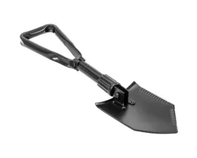 Quadratec Heavy Duty Folding Utility Shovel with Storage Pouch