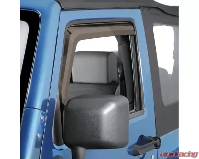 Quadratec 2pc Window Visors for Jeep Wrangler 2007-2018 - 580228Q