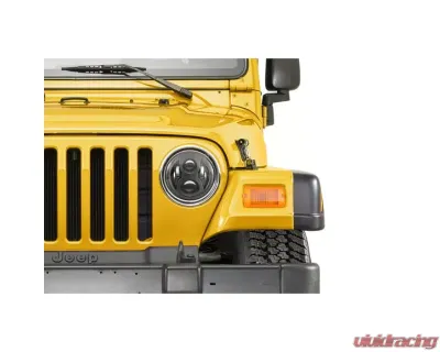 Quadratec Premium LED Projector Beam Headlights Without Fog Lights Jeep 1955-2006 - 97109.0301.07