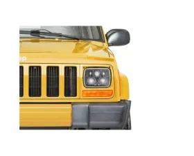 Quadratec Premium Heated LED Projector Beam Headlights Jeep Cherokee XJ | Comanche MJ | Wrangler YJ 1984-1995