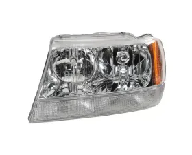 Quadratec Driver Side Head Lamp Housing Jeep Grand Cherokee WJ 1999-2004
